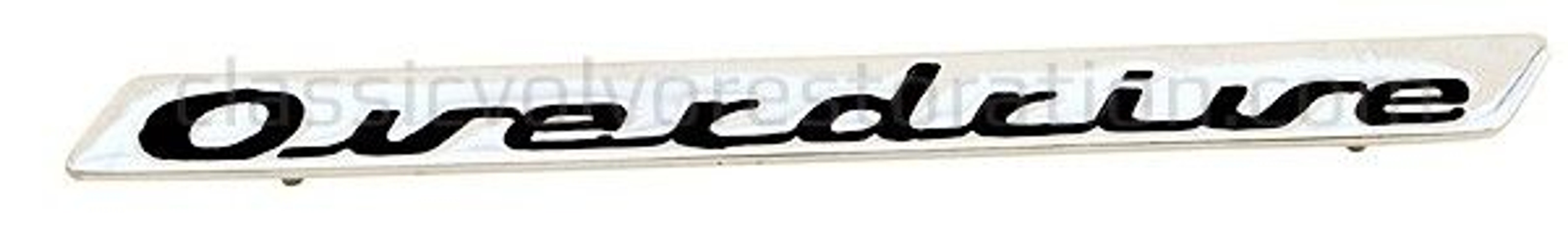 Emblem "Overdrive" til Volvo Amazon, 140, 164 bagagerum