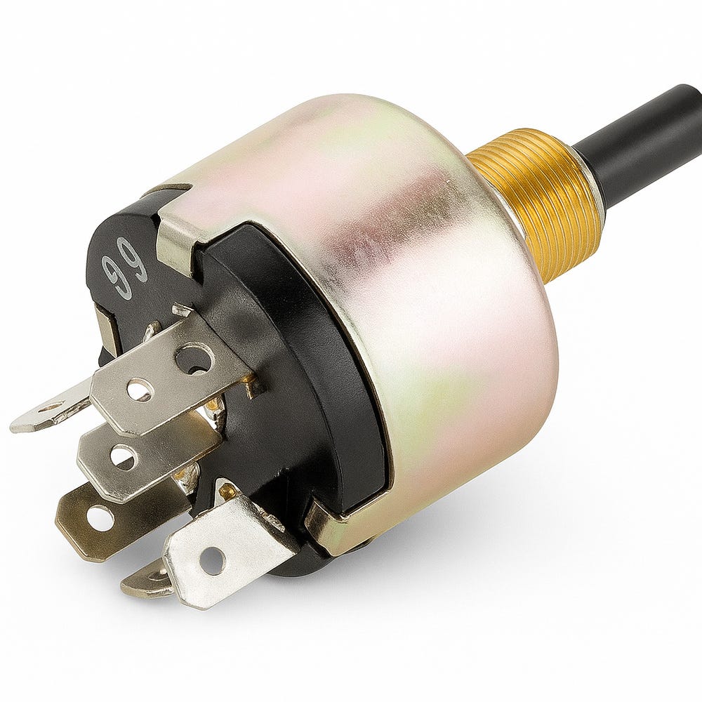 Varmeblæser/ventilationskontakt til Volvo 240, 245, 260, 262, 265, 4-trins, 1983- — bild 2 av 2