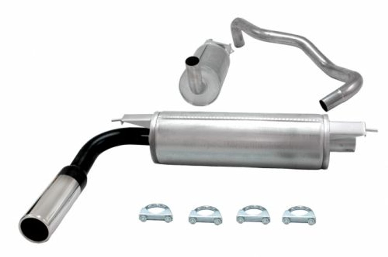 Udstødningssystem til Volvo 240, 1985-, 2" sport efter katalysator