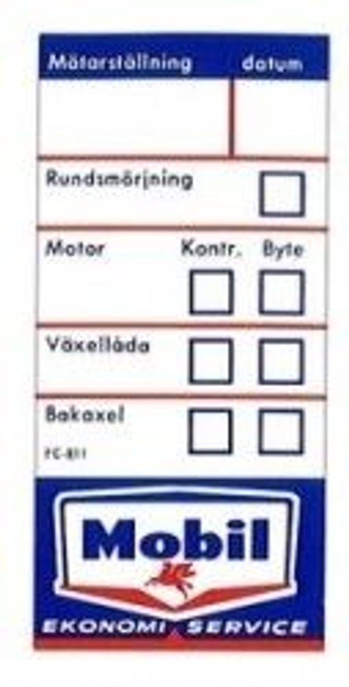 Klistermærke til service Mobil — bild 1 av 2