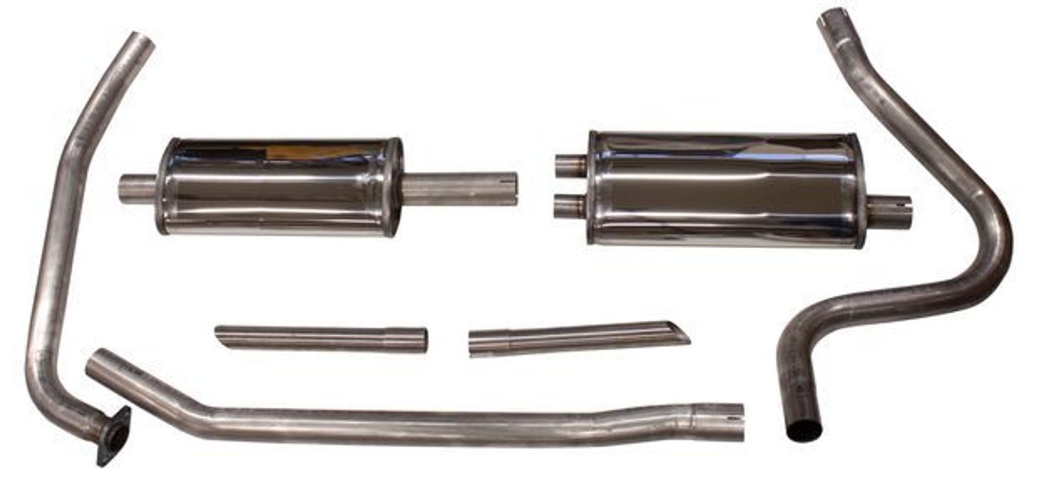 Udstødningssystem 2" enkeltrør rustfrit stål til Volvo 1800, 1961-65