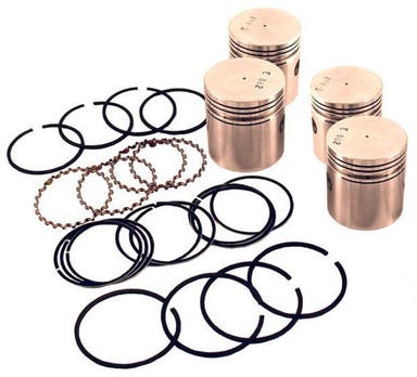 Stempelsæt med ringe B16 0,020" til Volvo PV544, Duett, Amazon, Amazon Kombi