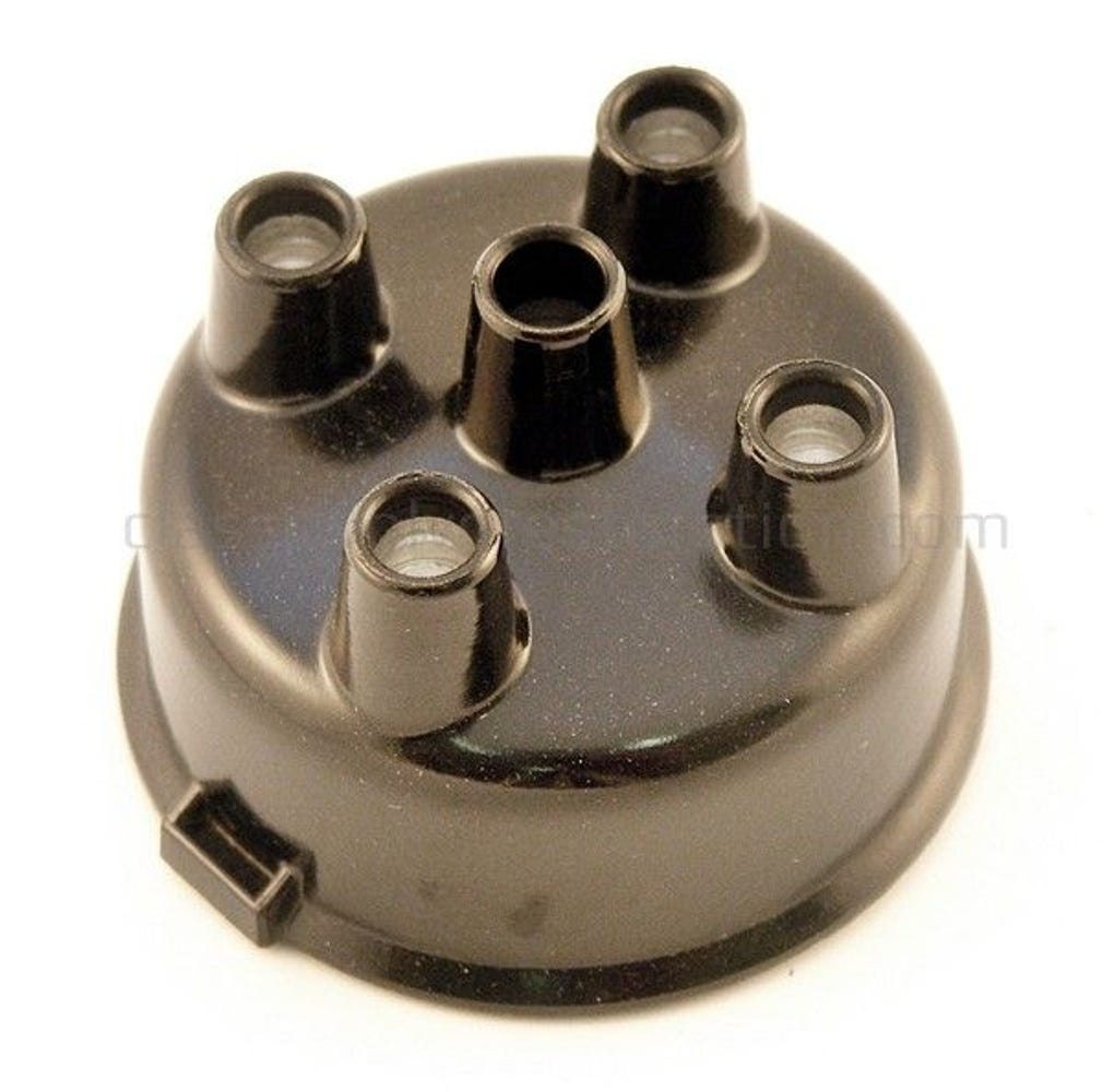Fordelerdæksel B4B Autolite til Volvo PV444, Duett, 1950-54 — bild 2 av 2