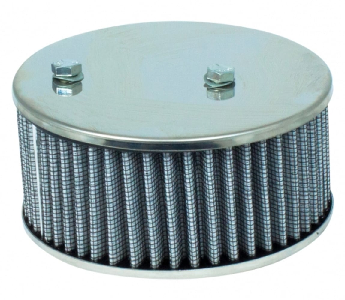 Luftfilter Stromberg CD175 med ventilation Højtydende rustfrit stål til Volvo B18, B20