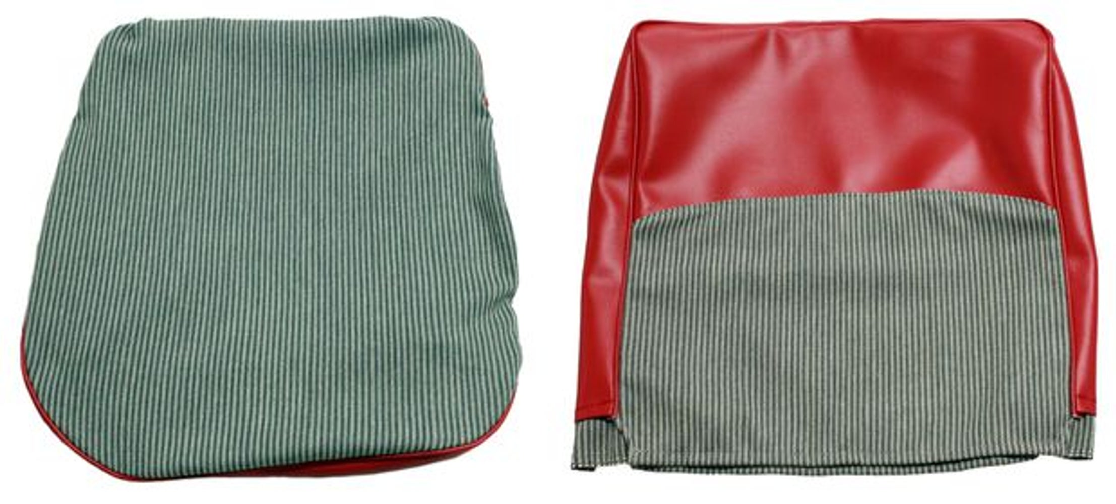Polstring Forsæde til Volvo Duett 1958-62 rød/grå