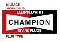 Champion tændrørsmærke — bild 1 av 2