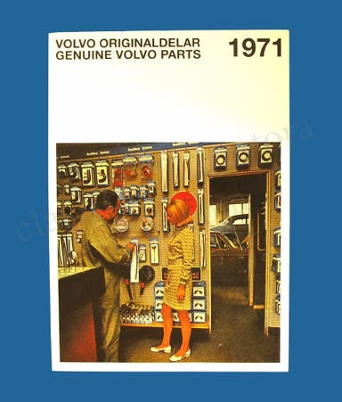 Reservedelskatalog til Volvo PV544, Duett, Amazon, 140, 164 1962-71, svensk